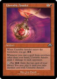 Unstable Amulet (Retro Frame)