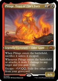 Phlage, Titan of Fire's Fury (Foil Etched)