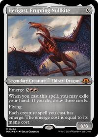 Herigast, Erupting Nullkite (Foil Etched)