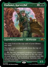 Eladamri, Korvecdal (Foil Etched)