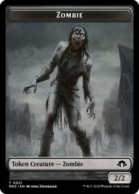 Zombie // Insect (0027) Double-Sided Token
