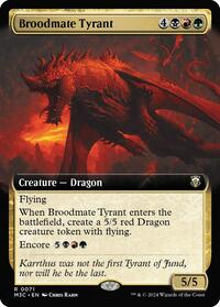 Broodmate Tyrant (Extended Art) (Ripple Foil)