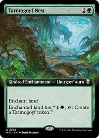 Tarmogoyf Nest (Extended Art) (Ripple Foil)