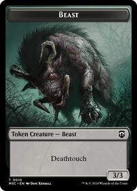 Beast (0010) (Ripple Foil) // Shapeshifter (0008) Double-Sided Token