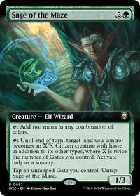 Sage of the Maze (Extended Art) (Ripple Foil)