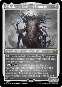 Azlask, the Swelling Scourge (Foil Etched)