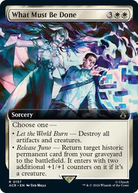 What Must Be Done (Extended Art)