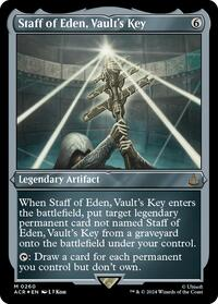 Staff of Eden, Vault's Key (Foil Etched)
