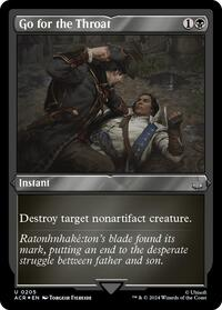 Go for the Throat (Foil Etched)