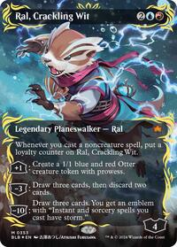Ral, Crackling Wit (Borderless) (Raised Foil)
