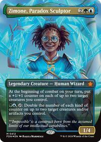 Zimone, Paradox Sculptor (Borderless) (Mana Foil)