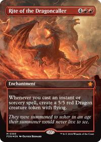 Rite of the Dragoncaller (Borderless) (Mana Foil)