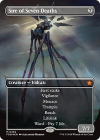Sire of Seven Deaths (Borderless) (Mana Foil)