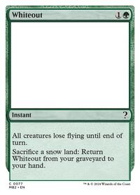 Whiteout (White Border)