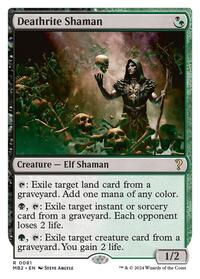 Deathrite Shaman (White Border)