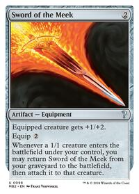 Sword of the Meek (White Border)