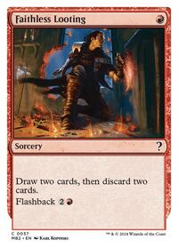 Faithless Looting (White Border)