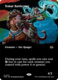 Temur Battlecrier (Borderless)