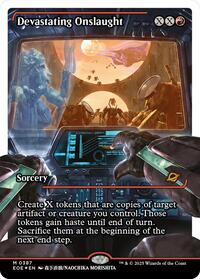 Devastating Onslaught (0387) (Showcase) (Fracture Foil)