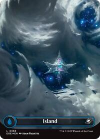 Island (0368) (Borderless) (Galaxy Foil)
