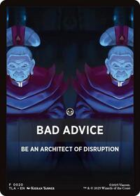 Bad Advice Theme Card