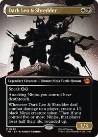 Dark Leo & Shredder (Borderless)