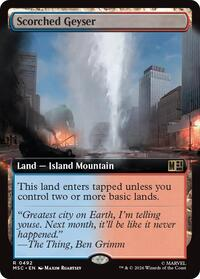 Scorched Geyser (Extended Art)