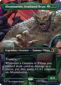 Abomination, Irradiated Brute (Borderless)
