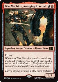 War Machine, Avenging Arsenal (Surge Foil)