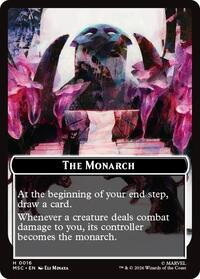 The Monarch (016) // Vibranium (031) Double-Sided Token (Surge Foil)