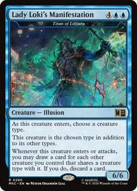 Lady Loki's Manifestation - Titan of Littjara (Surge Foil)