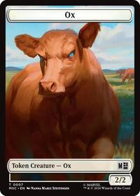Ox (007) // Construct (014) Double-Sided Token