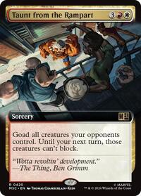 Taunt from the Rampart (Extended Art)