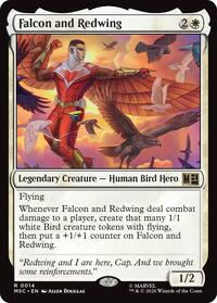 Falcon and Redwing (Surge Foil)