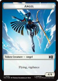Angel (020) // Vibranium (031) Double-Sided Token (Surge Foil)