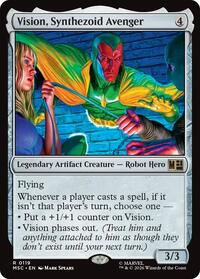 Vision, Synthezoid Avenger (Surge Foil)