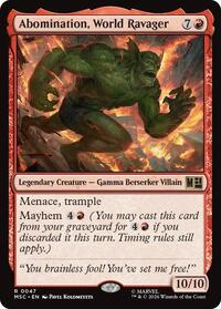 Abomination, World Ravager (Surge Foil)
