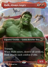 Hulk, Always Angry (Borderless)
