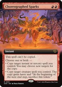 Choreographed Sparks (Extended Art)