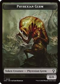 Phyrexian Germ // Treasure Double-Sided Token