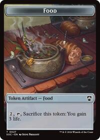 Food // Frog Lizard Double-Sided Token