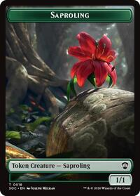 Saproling // Pest (0023) Double-Sided Token