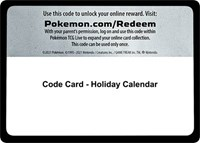 Code Card - Holiday Calendar