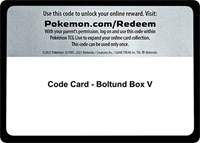 Code Card - Boltund Box V
