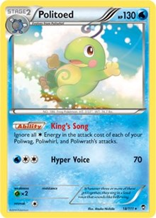 Politoed - 18/111 (Cosmos Holo)