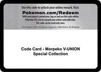 Code Card - Morpeko V-UNION Special Collection