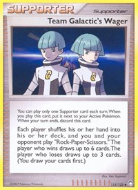 Team Galactic's Wager