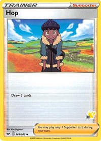 Hop - 165/202 (#33 Pikachu Stamped)