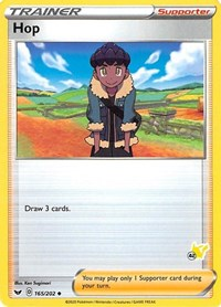 Hop - 165/202 (#42 Pikachu Stamped)