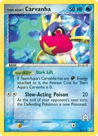 Team Aqua's Carvanha - 25/95
